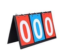 Scoreboard, 3 Digit Flip Scoreboards, Portable, Flip Scoreboard, Score Board Numbers for Sports, Table Tennis, Basketball, Volleyball, Indoor, Outdoor