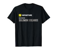 Scoreboard Airport Departure Solomon Islands T-Shirt