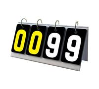 Scoring Board, The Score, Scoreboard, Desktop Flipper Counter Stand, Number Display Stand, Portable For Baseball, Softball, Soccer, Basketball, Volleyball, Gym, Tournament, Competition, Outdoor