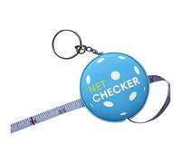 Scoring Right Net Checker Pickleball Height Measuring Tape and Keyring (Blue)