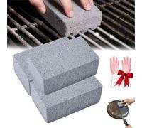 Scoring Stone for Oven Cleaning, Oven Cleaner Heavy Duty, Scoring Stone for Stove Cleaning, Scoring Stones for Removing Tough Stains of Kitchen, BBQ, Griddle,Racks (3Pcs)