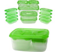 Scorpeon 13-Pack Food Storage Containers - BPA-Free, Airtight & Leakproof - Microwave, Freezer & Dishwasher Safe - Meal Prep, Pasta, Cereal, Soup, Salad (500ml-6700ml)