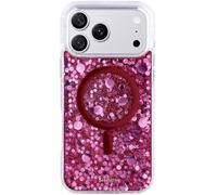 SCORPIFY for iPhone 18 Pro Case [Compatible with MagSafe] with Rose Stardust, Cute Pink Rose Gold Magnetic Phone Cover for Women Girls, Sparkle Bumper with Glitter Sequins