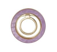 SCORPIFY Magnetic Phone Ring Compatible with MagSafe, Rotating Finger Ring with Stand Function for iPhone 17 16 15 14 13 12 Pro Max Plus Cell Phone Holder - Lavender Leopard