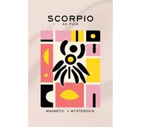 Scorpio AF Coffee Table Book: The As Fuck series blends art and function. Each piece reflects the essence of its sign - simple, intentional, and made to live beautifully in your space.