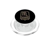 Scorpio Art Deco Zodiac Graphic PopSockets PopGrip for MagSafe