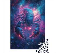 Scorpio Astrology Art Jigsaw Puzzles for Adults Interesting Puzzles 1000 Piece Educational Games for Adults Gifts 38x26cm/1000pcs