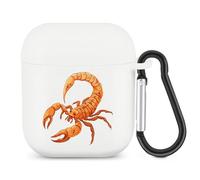Scorpio Bluetooth Headset Cover Earbuds Case TPU Headphone Protective Compatible with Airpods 1/2 White-Color