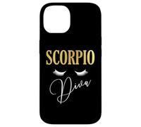 Scorpio Diva Zodiac Glam Astrology Design Case for iPhone 14