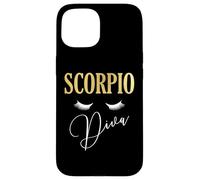 Scorpio Diva Zodiac Glam Astrology Design Case for iPhone 15