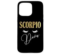 Scorpio Diva Zodiac Glam Astrology Design Case for iPhone 15 Pro Max