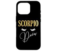 Scorpio Diva Zodiac Glam Astrology Design Case for iPhone 16 Pro