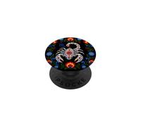 Scorpio Folk Art Zodiac Sign Constellation Floral PopSockets Adhesive PopGrip
