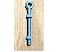 SCORPIO HARDWARE Adjustable Gate Eyebolts Field Gate Eyes 19mm Galvanised (8")