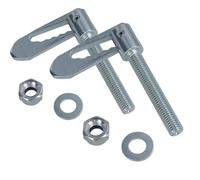 SCORPIO HARDWARE® Antiluce Drop Catch Anti-Luce Fasteners M12 x 75mm Tail Gate Trailers Gates 2 pcs