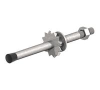 SCORPIO HARDWARE® Strikers for Self Locking Auto Gate Catch Latch Galvanised Field Gate (Straight)