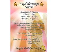 Scorpio Horoscope Birthday Card