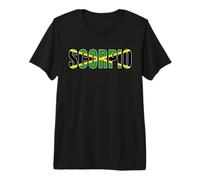 Scorpio Jamaican Horoscope Heritage DNA Flag Premium T-Shirt