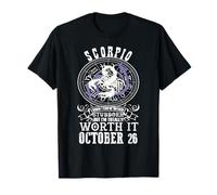Scorpio October 26 Horoscope Zodiac Astrology Sign Birthday T-Shirt