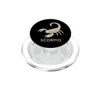 Scorpio Paperfolding Zodiac Graphic PopSockets PopGrip for MagSafe