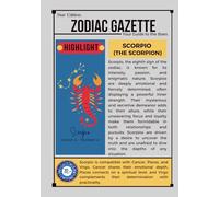 Scorpio Star Edition Zodiac Gazette: A guided Journal for cosmic self-discovery