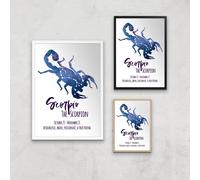 Scorpio The Scorpion Giclée Art Print - A3 - White Frame