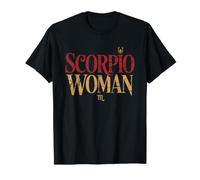 Scorpio Woman Zodiac Style October November Birthday T-Shirt