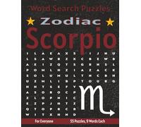 Scorpio - Word Search Puzzles: Screen-Free Puzzles for Mental Fitness, Relaxation and Fun (Zodiac - Word Search Puzzles)