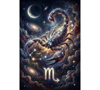 Scorpio Zodiac 500 Piece Wooden Jigsaw Puzzle,Wood,Stress Relief,Whimsical Challenge,Educational Toy,Home Wall Decor,Gift Idea,Adults & Kids 14+ (52x38cm)