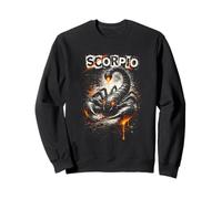 Scorpio zodiac an scorpion astrology halloween power Sweatshirt