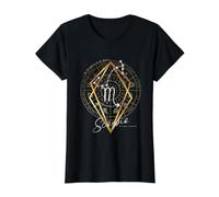 Scorpio Zodiac Horoscope Astrology Zodiac Sign Value Graphic T-Shirt, Women, Black, M