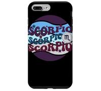 Scorpio Zodiac Retro Astrology Wave Graphic Sign Case for iPhone 7 Plus/8 Plus