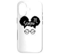 Scorpio Zodiac Sign Afro Puffs African Hair Astrology Case for iPhone 17