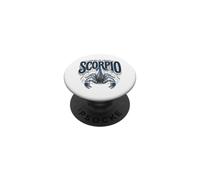 Scorpio Zodiac Sign Celestial Astrology Birthday Design PopSockets Adhesive PopGrip