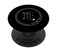 Scorpio Zodiac Sign Constellation Horoscope Men Women PopSockets Adhesive PopGrip