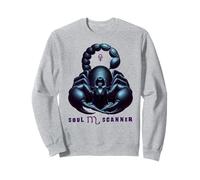 Scorpio zodiac sign - Mystical Scorpio girl with Pluto Sweatshirt