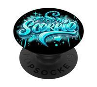 Scorpio Zodiac Sign Scorpion Graffiti PopSockets Adhesive PopGrip