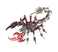 Scorpion 3D Metal Puzzles Kits for Adults Teens, Colorful 3D Mechanical Assembly Models, Stainless Steel DIY Steampunk Puzzle for Collectible Display & Gift - 200+PCS