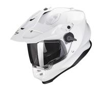 Scorpion ADF-9000 Air Solid, adventure helmet XL White