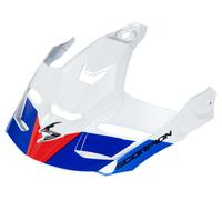 Scorpion ADF-9000 Air Desert V2 HELMET PEAK unisex White/Blue/Red, UNI
