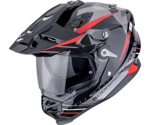 Scorpion ADF-9000 Air Feat Motocross Helmet, black/silver/red, size L (58/59)