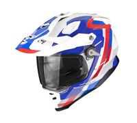 Scorpion ADF-9000 Air Patrol Enduro Helmet, white-red-blue, size S for Men