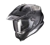 Scorpion ADF-9000 Desert Adventure Moto Motorcycle Helmet Black / Silver
