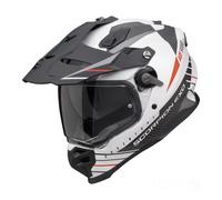 Scorpion ADF-9000 Feat Moto Motorcycle Full Face Helmet White / Black / Red