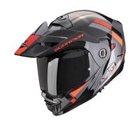 Scorpion ADX-2 Galane Flip-Up Moto Motorcycle Helmet Silver / Black / Red