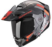 Scorpion ADX-2 Galane Helmet, black/silver/red, size XL (60/61)