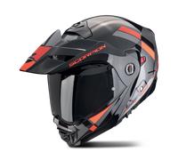 Scorpion ADX-2 Galane Modular Helmet Silver/Black/RedL Silver,Black,Red