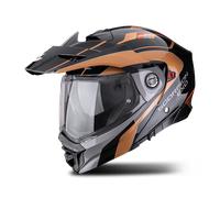 Scorpion Helmet ADX-2 Kamps Enduro Flip-Up Black-Orange Men's Size S
