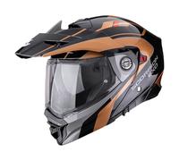 Scorpion Helmet ADX-2 Kamps Enduro Flip-Up Black-Orange Men's Size S