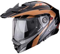 Scorpion Helmet ADX-2 Kamps – Flip-up Enduro, Black-Orange, Size L (Men)